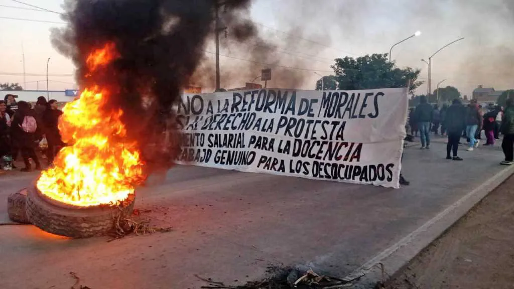 jujuy protesta contra Morales by na