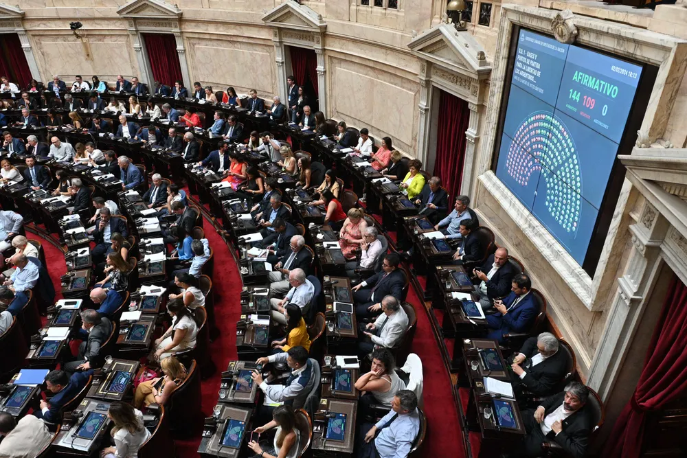 Diputados ley bases by télam