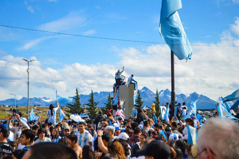 Argentina festejando (Twitter Cristina Fernández)