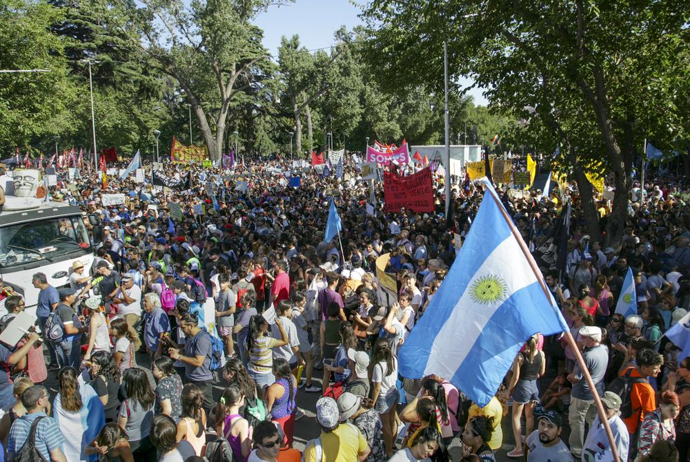 marcha en mendoza ley minera by NA