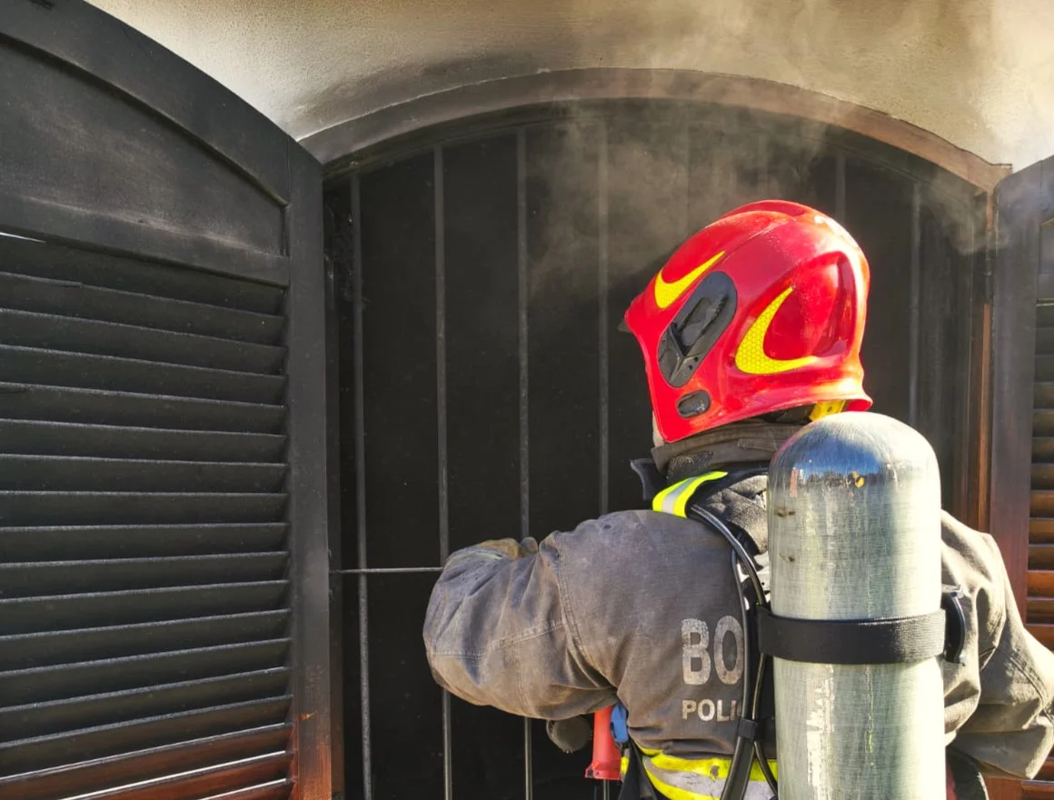 Incendio en barrio Urca (Policía)