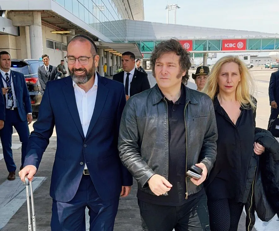 Milei viaja a Israel (NA)
