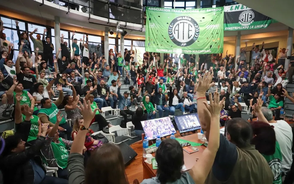 ATE anuncia paro de 36 horas (X de Rodolfo Aguiar)