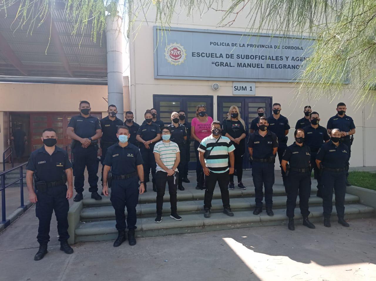 Capacitación Escuela de Suboficiales Centro Trans Córdoba varones Trans Córdoba