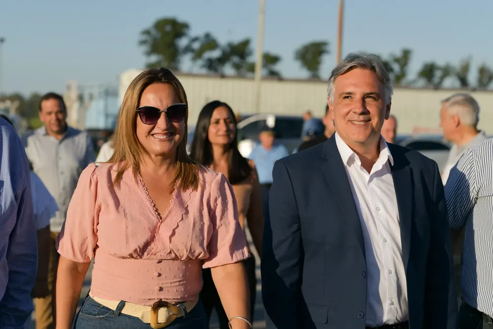 Myrian Prunotto y Martín Llaryora (Legislatura de Córdoba)