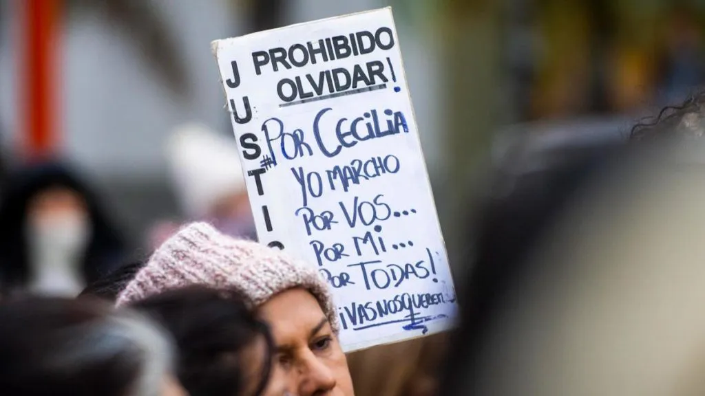 Marcha por Cecilia Strzyzowski (Telam)