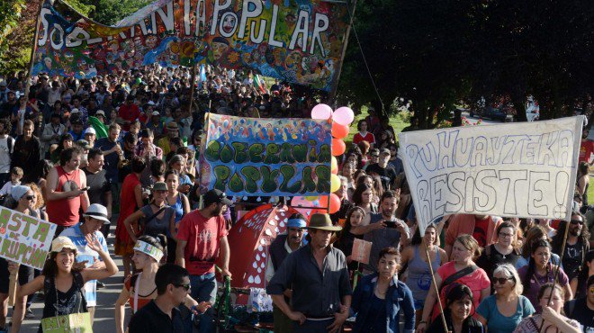 El Bolsón marcha