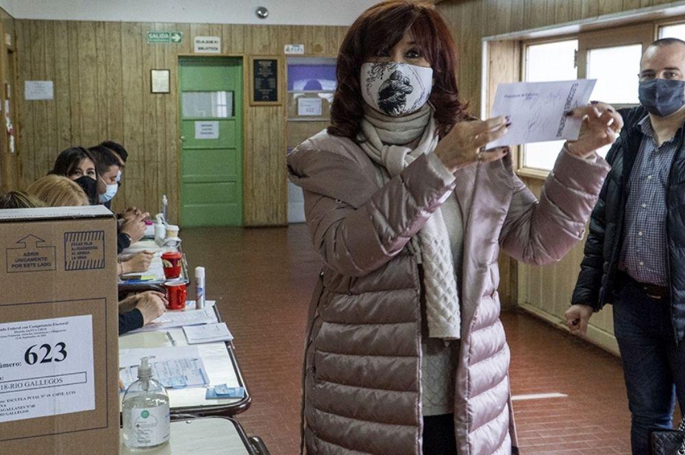 Cristina vota PASO 2021