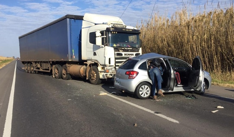 Accidente en Dalmacio Vélez by gentileza