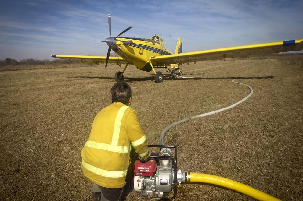 Fuego incendios en Córdoba prensa Gobierno de Córdoba