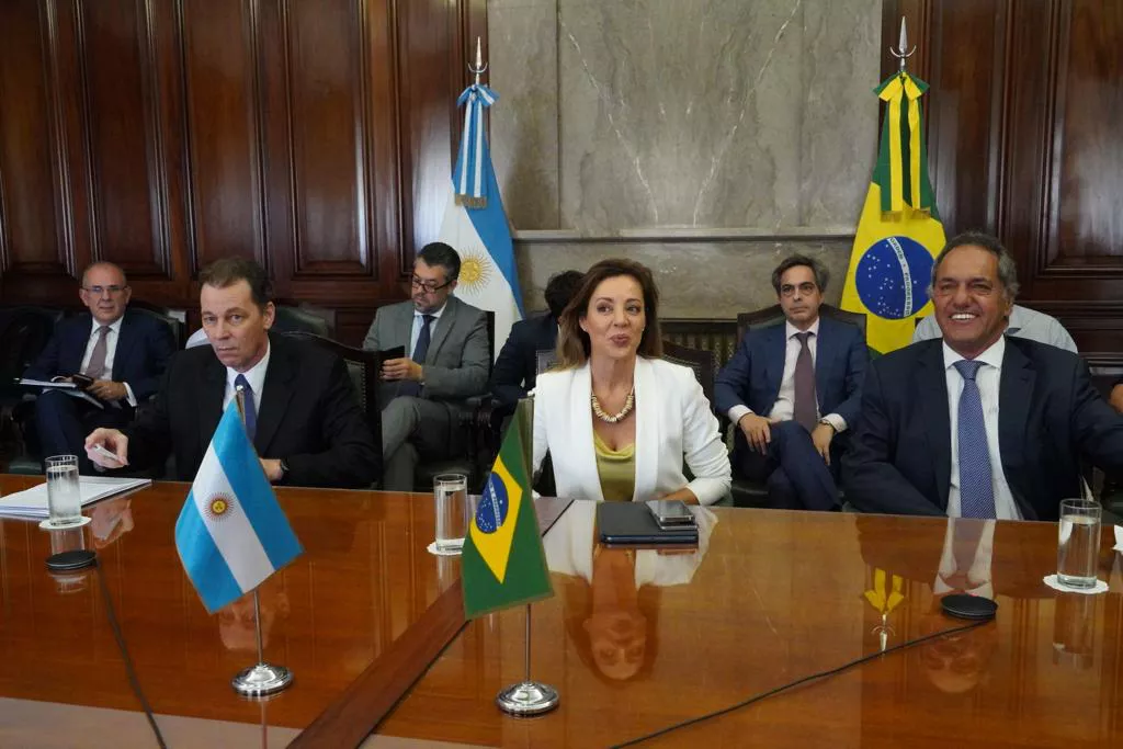 Acuerdo energético con Brasil (Twitter Daniel Scioli)