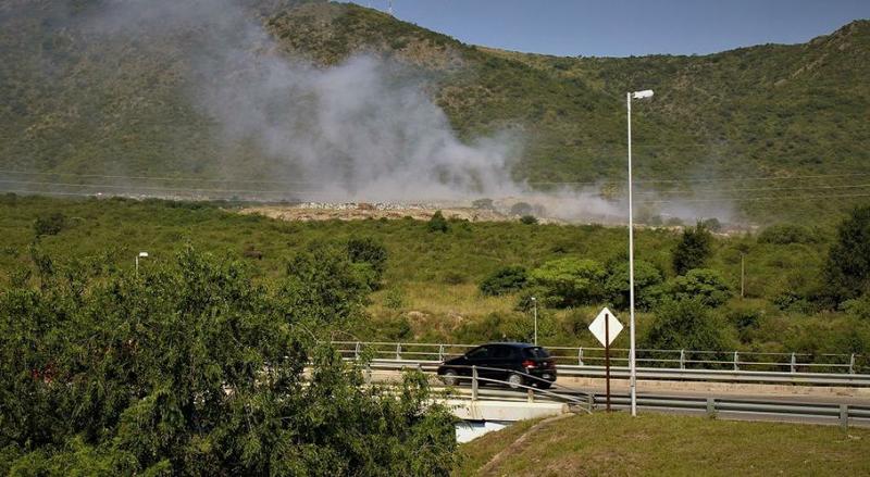 basural autopista carlos paz