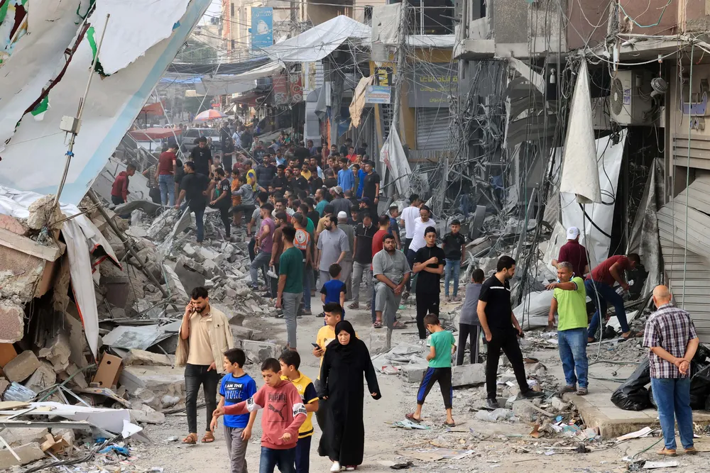Palestina tras el ataque de Israel by Télam