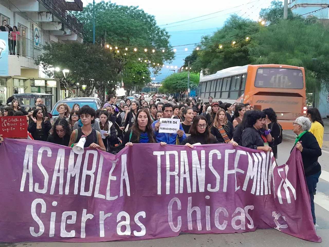 marcha sierras chicas femicidios