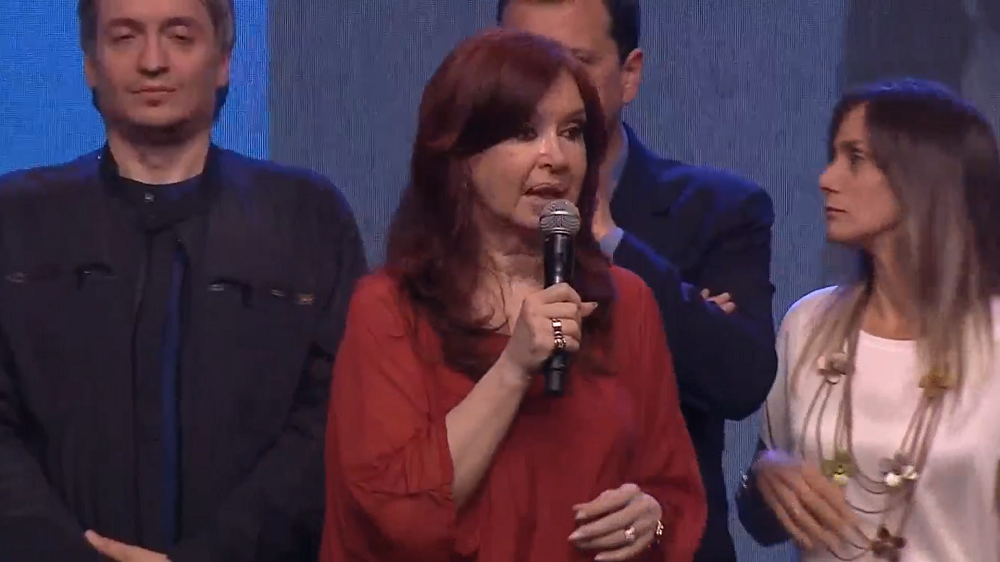 Cristina Fernández Captura de video