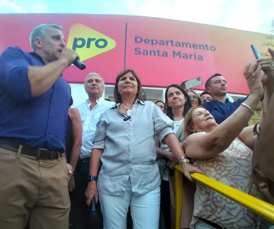 Patricia Bullrich en Alta Gracia