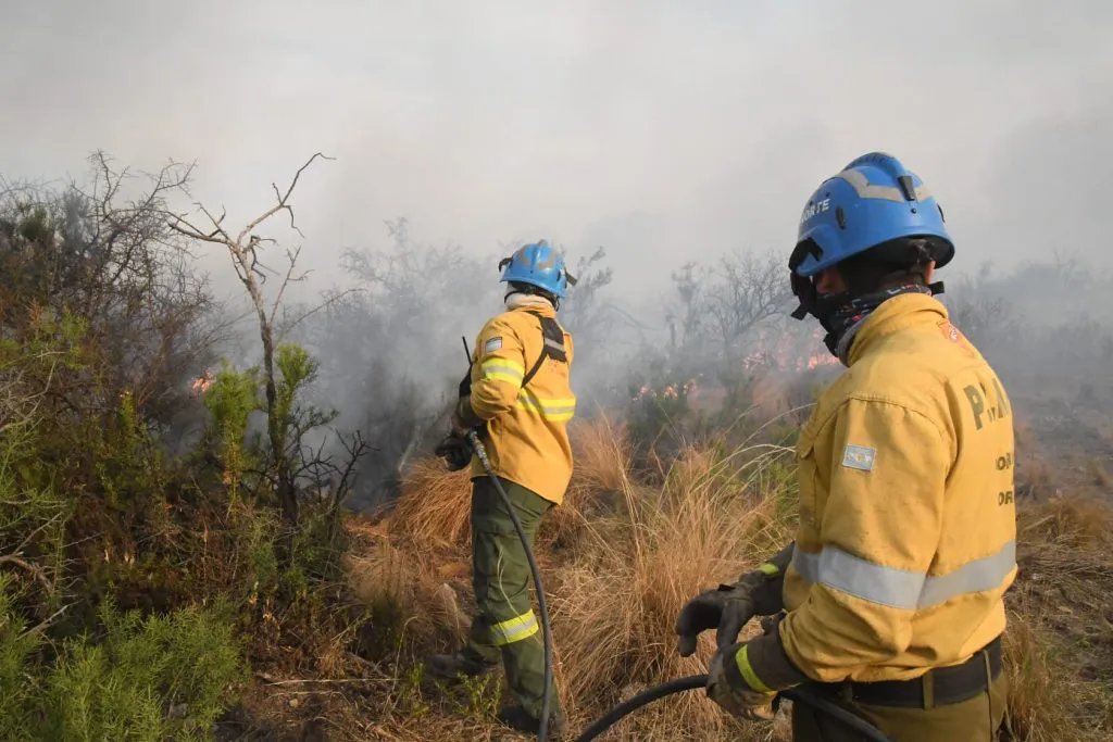 Incendio Quebrada del Condorito by Prensa Provincia