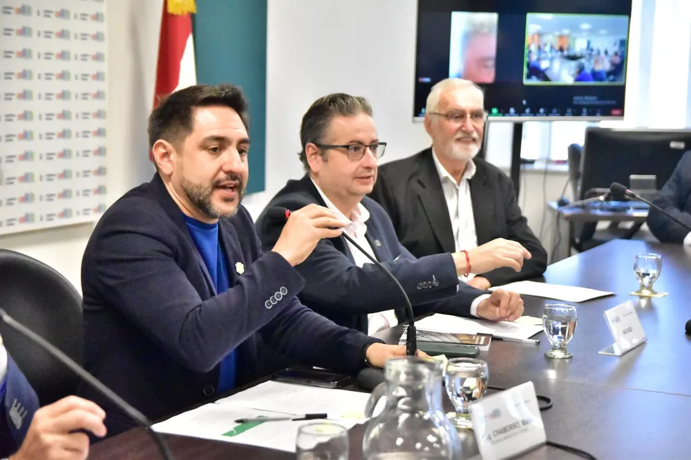 Debate en comisión de la Legislatura proyecto tierra y vivienda vía cooperativas y mutuales (X de Matías Chamorro)