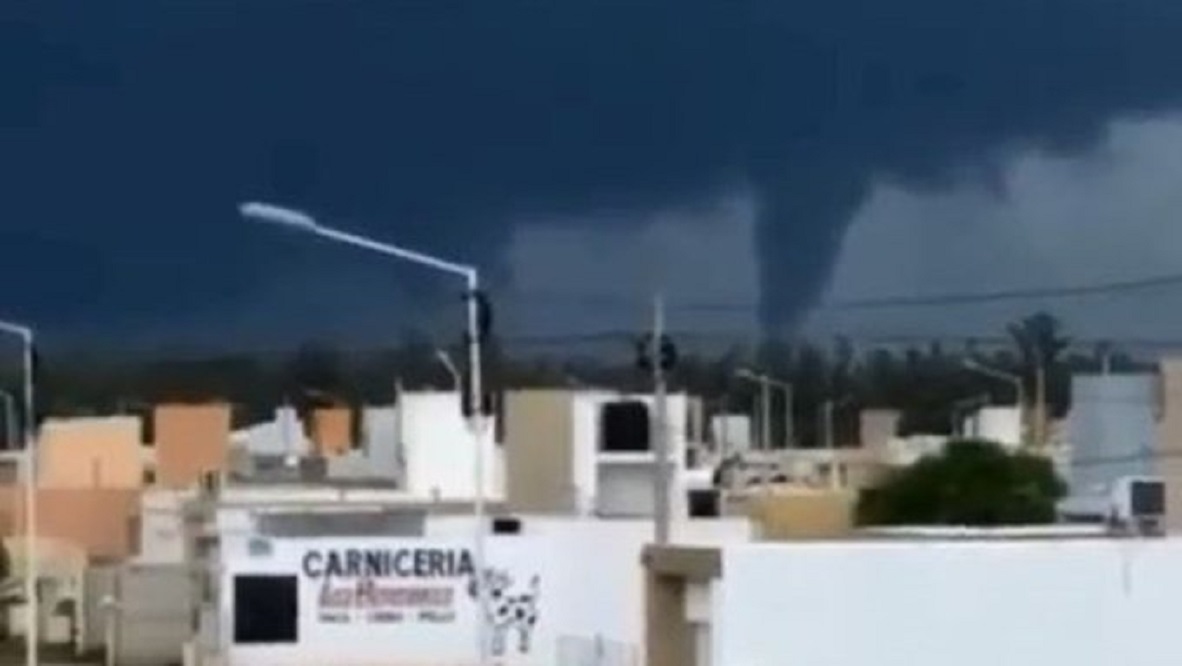 cola de tornado captura de video