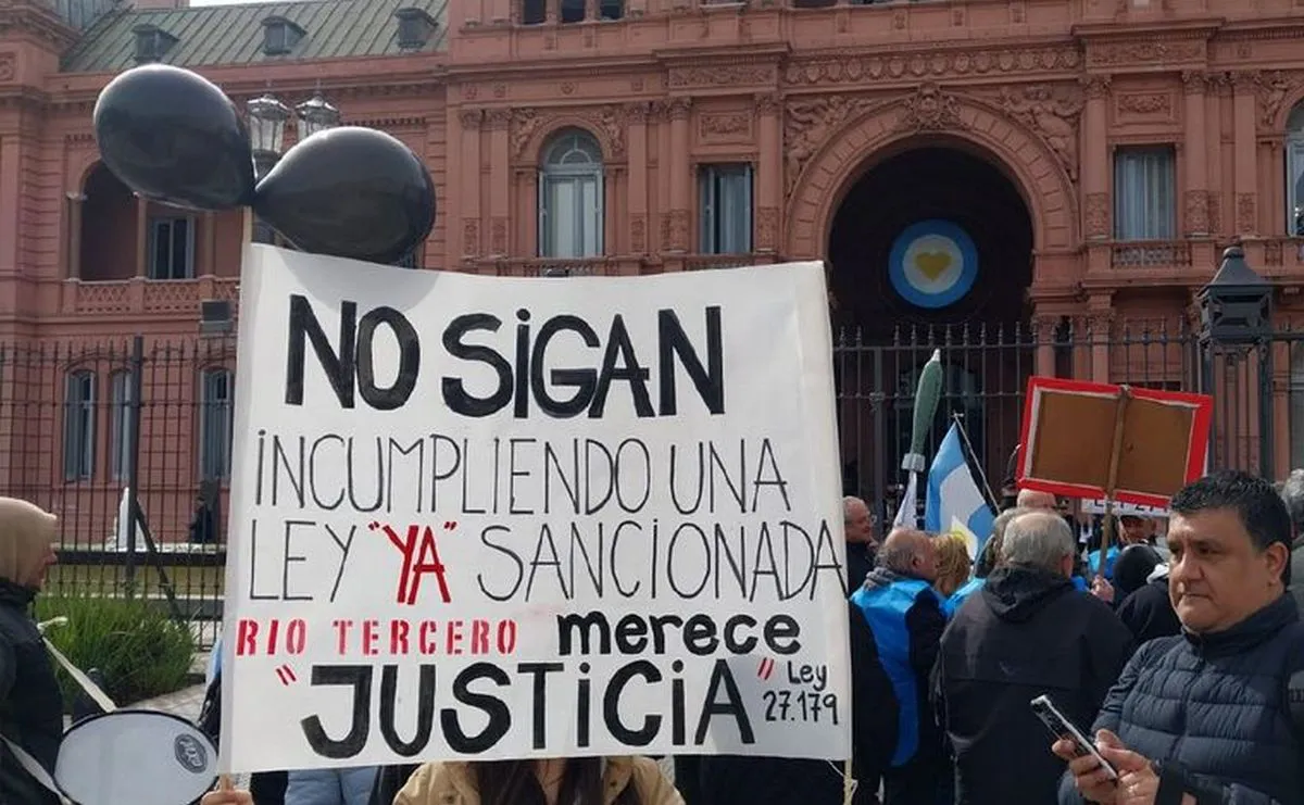 vecinos de rio tercero protesta cadena 3