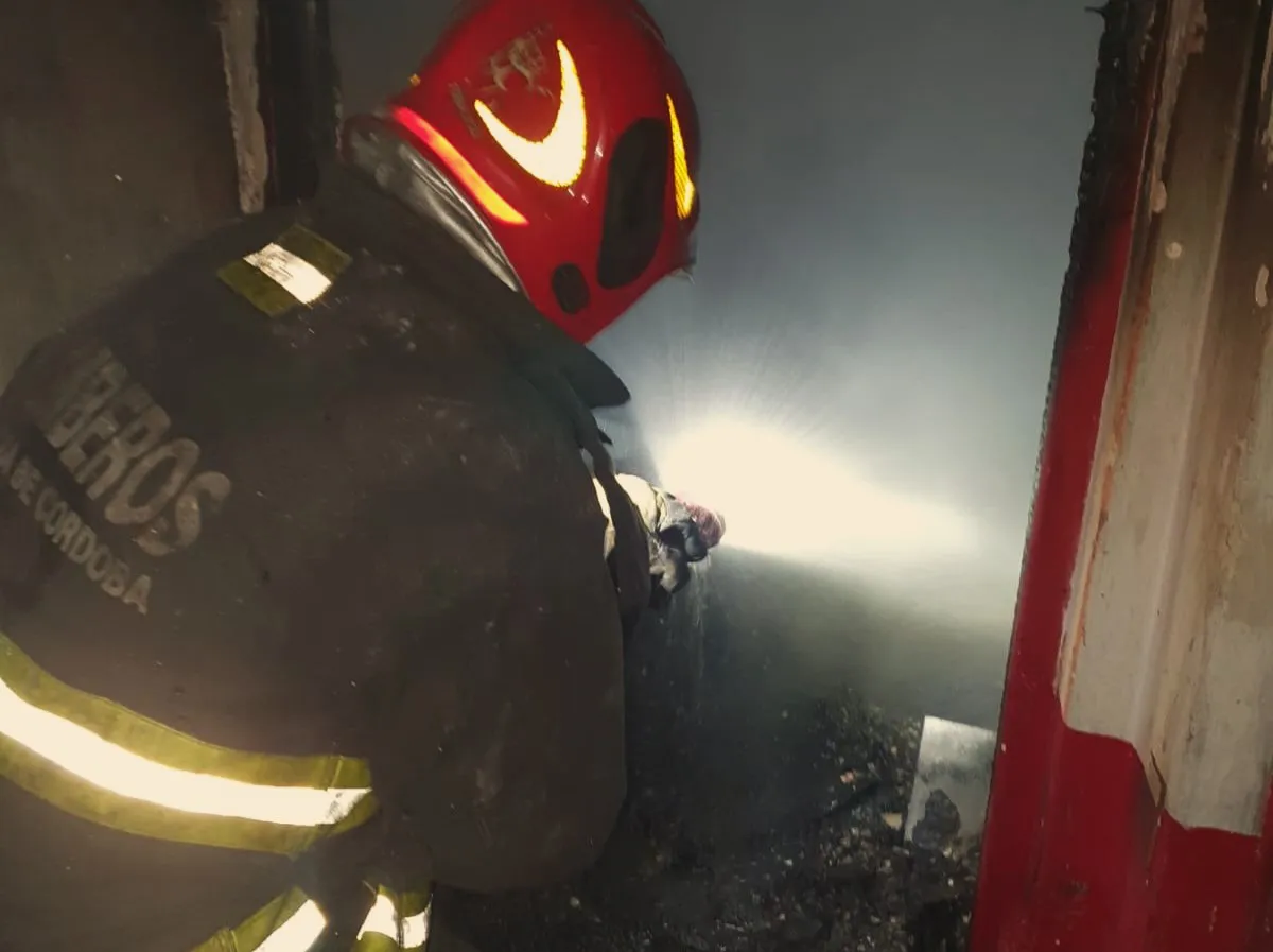Incendio en una vivienda de Alta Córdoba (Policía)