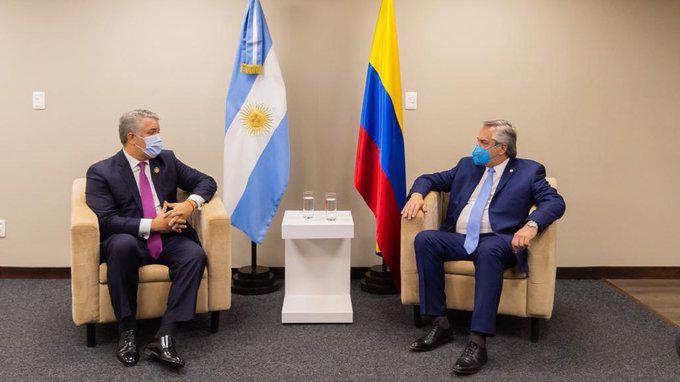 Ivan Duque y Aberto Fernández by @IvanDuque
