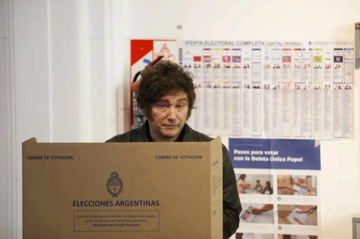 Voto de Javier Milei (NA)