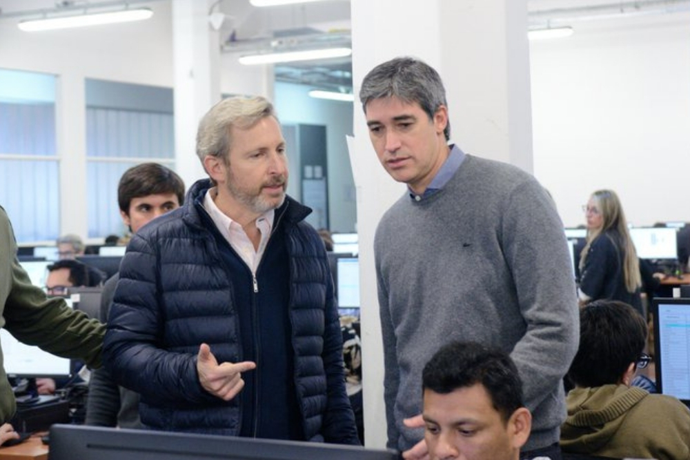 Adrian Perez y Rogelio Frigerio Ministerio del Interior