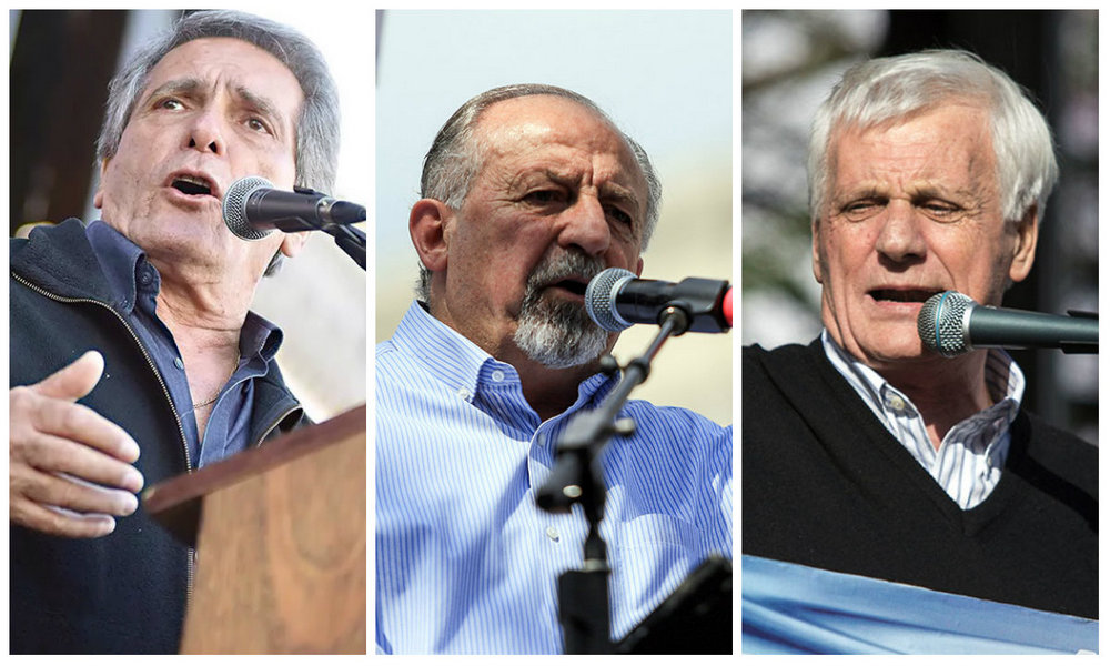 Carlos Acuña - Hugo Yasky - Antonio Calo
