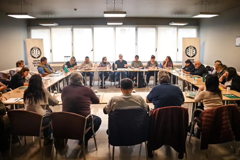 Reunión de secretarios de ATE (ATE)