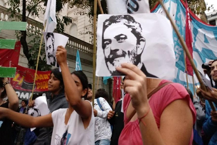 Apoyo a Lula en Argentina (telesur)