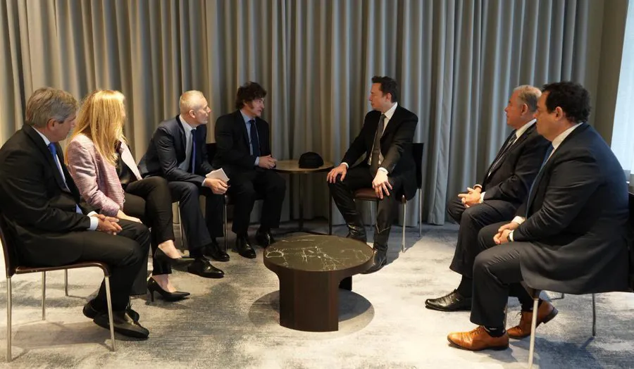 Milei con Elon Musk