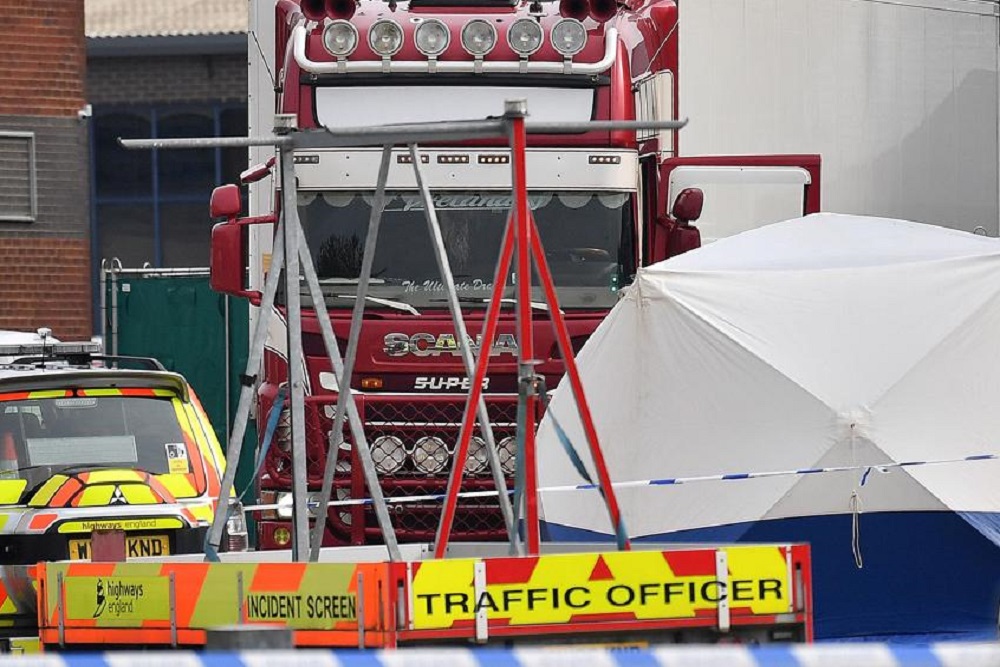 39 muertos contenedor Essex Inglaterra by AFP