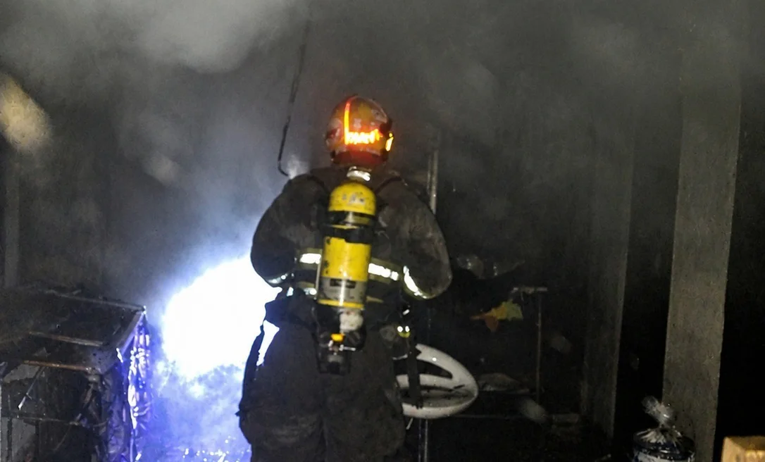 Incenio barrio Autódromo by Policía de Córdoba