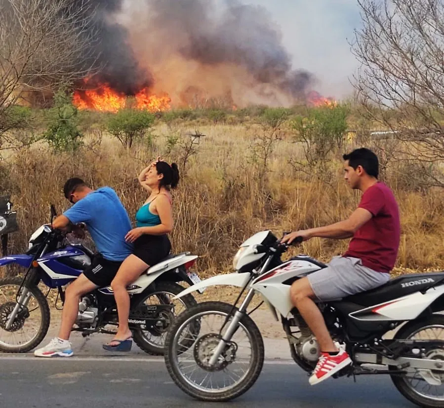 Incendios forestales en Traslasierra (Traslasierra Noticias)