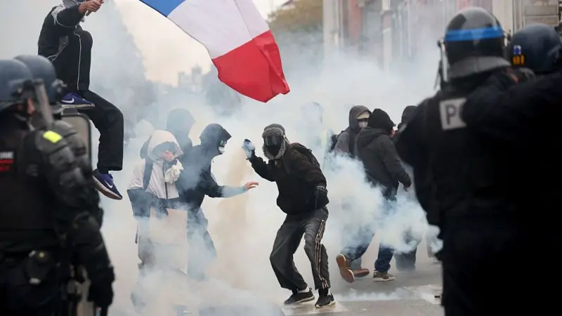 protestas en francia