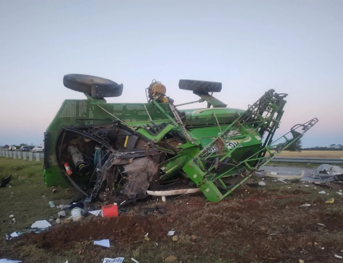 Accidente en Ruta 36, a la altura de Alcira Gigena 2