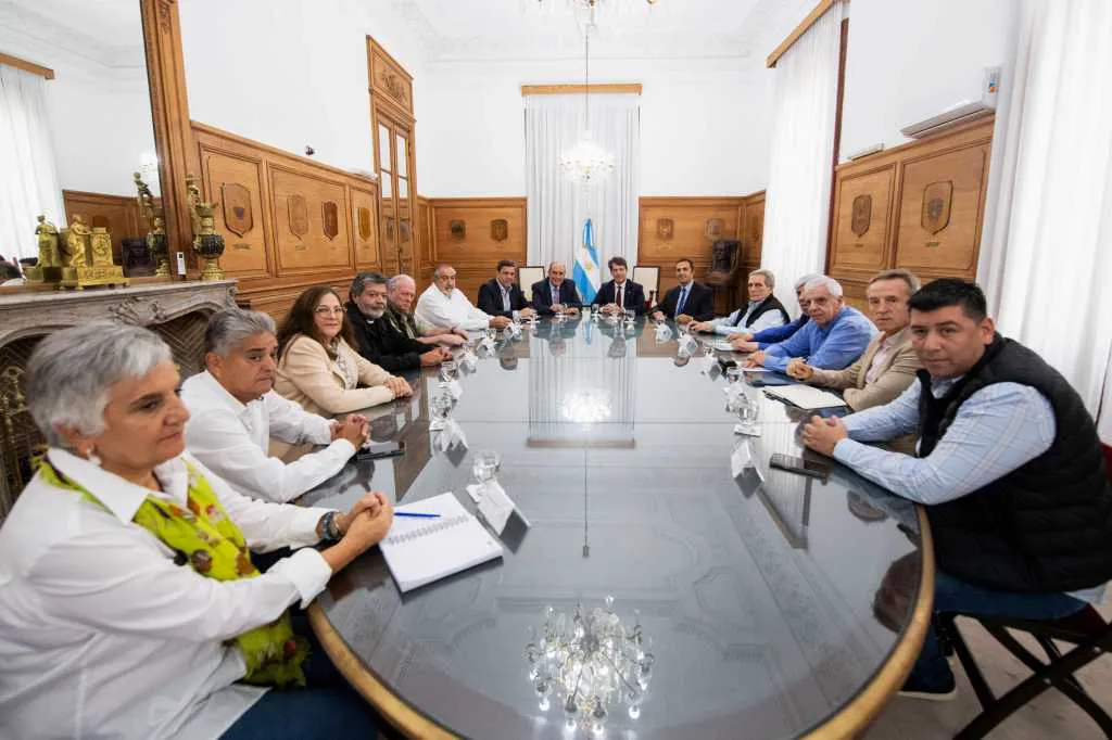 Reunion CGT en la Rosada NA