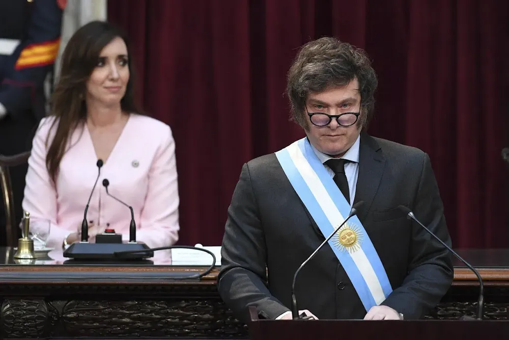 Milei y Villarruel en el Congreso by na