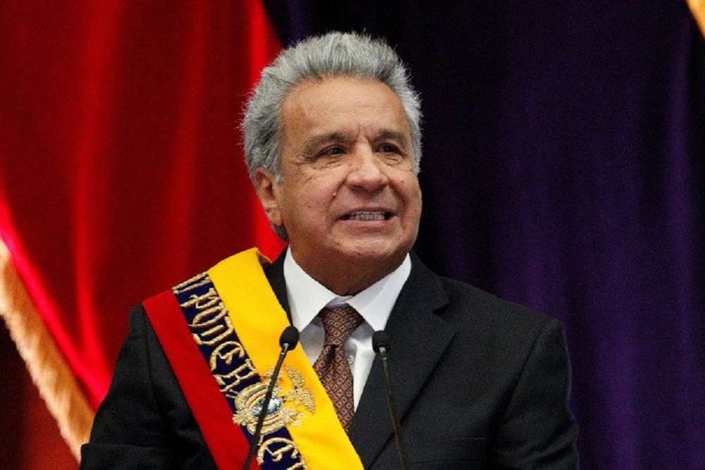 Lenín Moreno denunció un "intento de golpe de Estado" por parte de Maduro