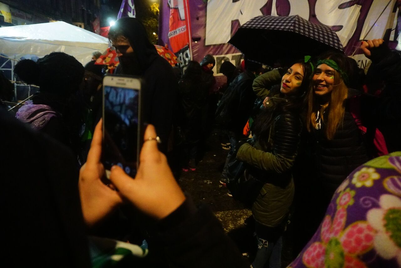 Aborto vigilia Senado by Daniel Ramonell