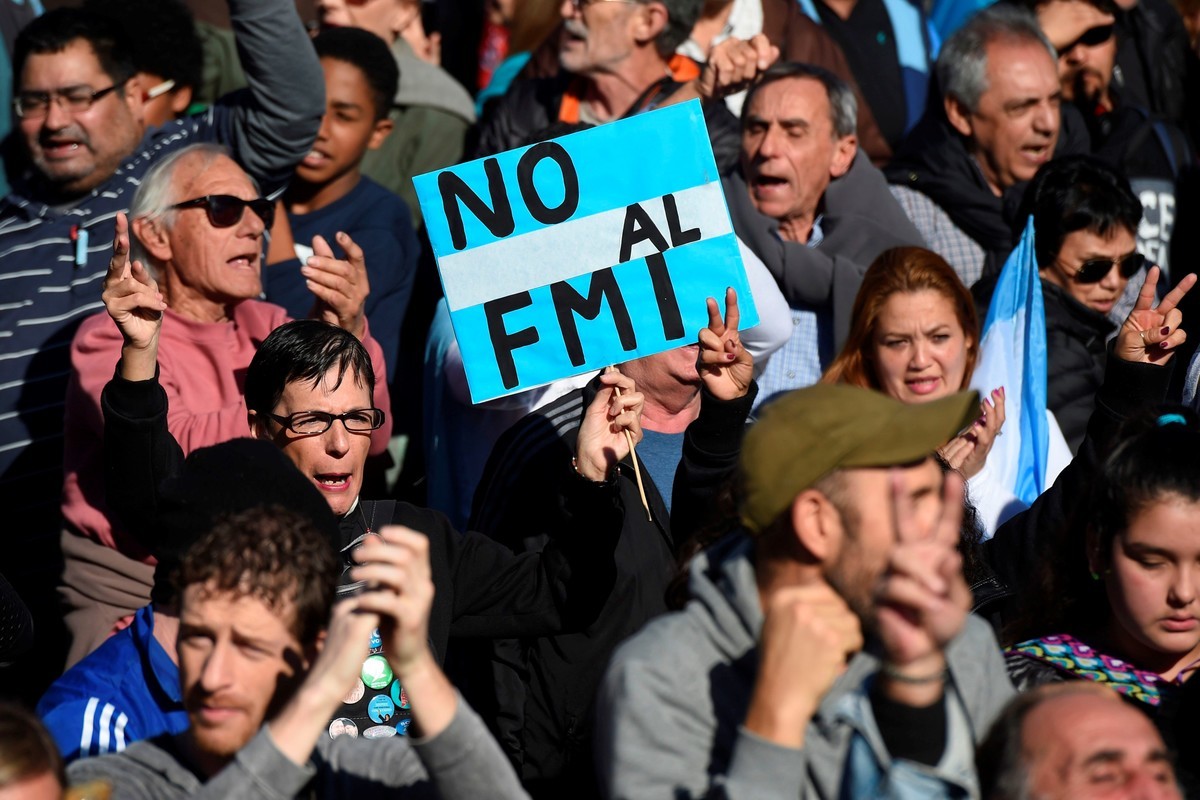 marcha contra fmi by Efe