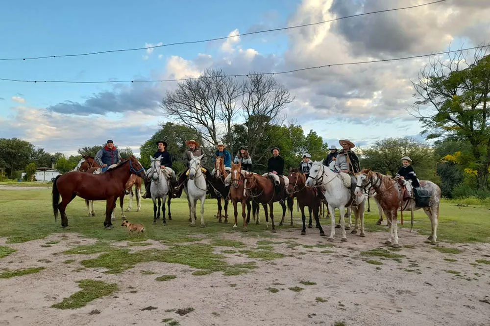 mes de la cabalgata
