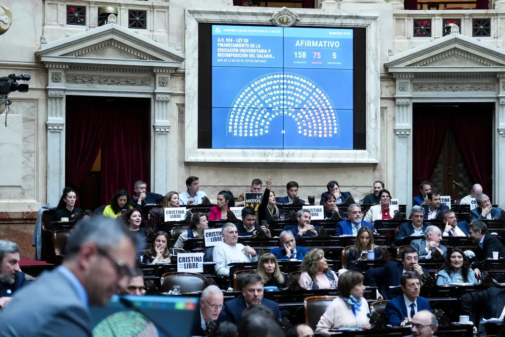 Media sanción para Ley de Presupuesto Universitario (X de Diputados)