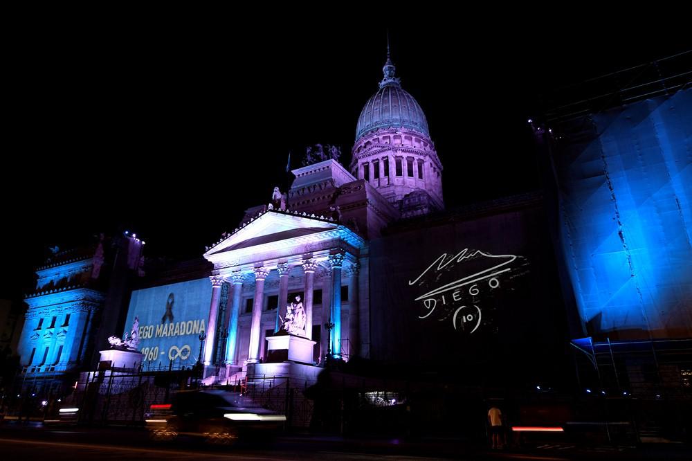 homenaje Maradona Congreso by Télam