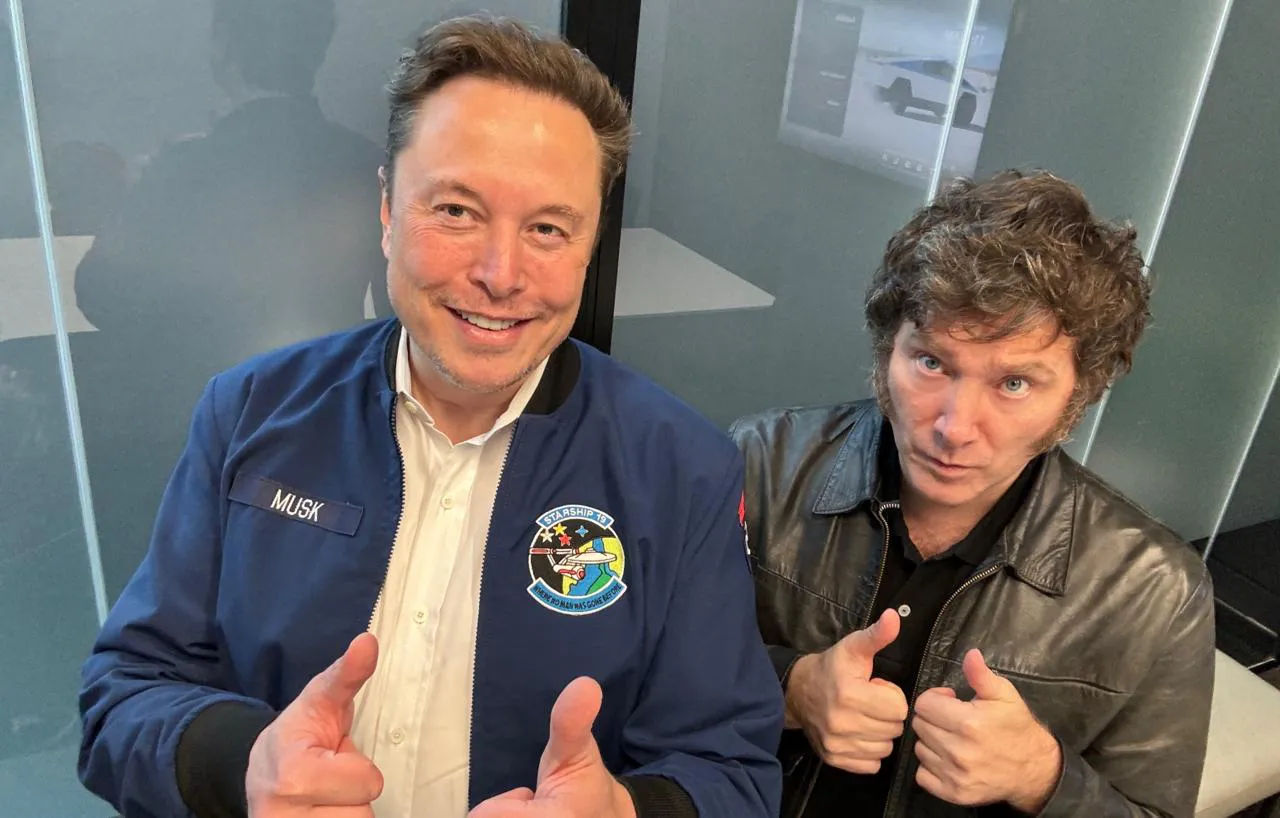 elon musk y milei