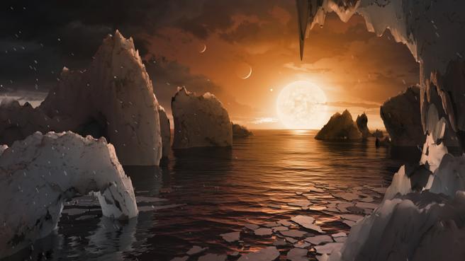 reacreación del exoplaneta