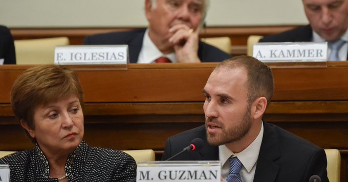 Martín GUzman y FMI en el Vaticano by gentileza