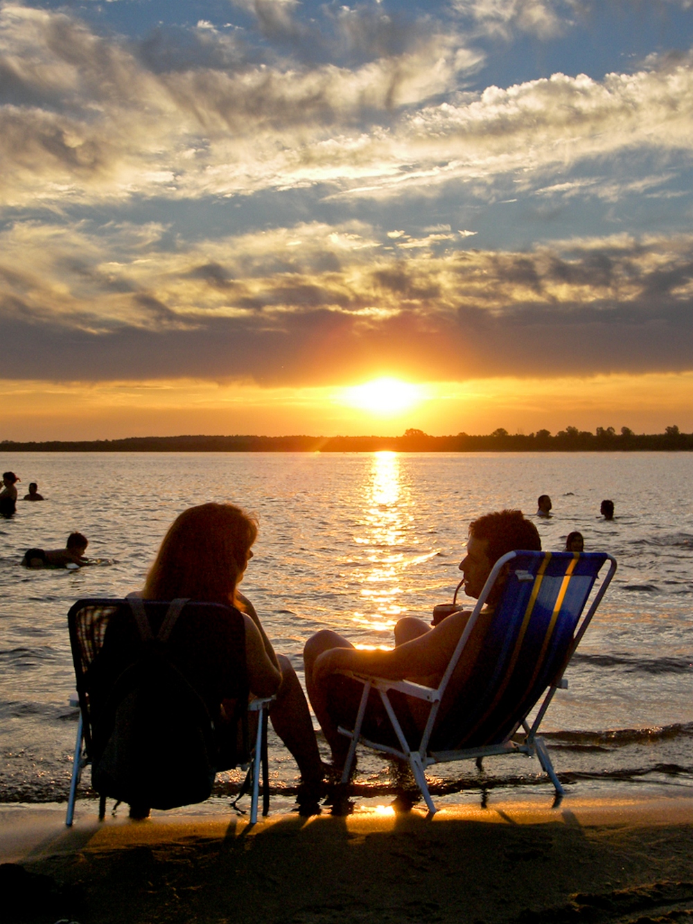 Atardecer Paysandú Río Uruguay