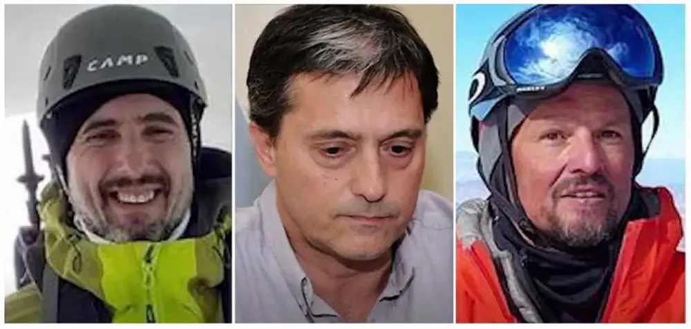 Andinistas muertos en Chile NA
